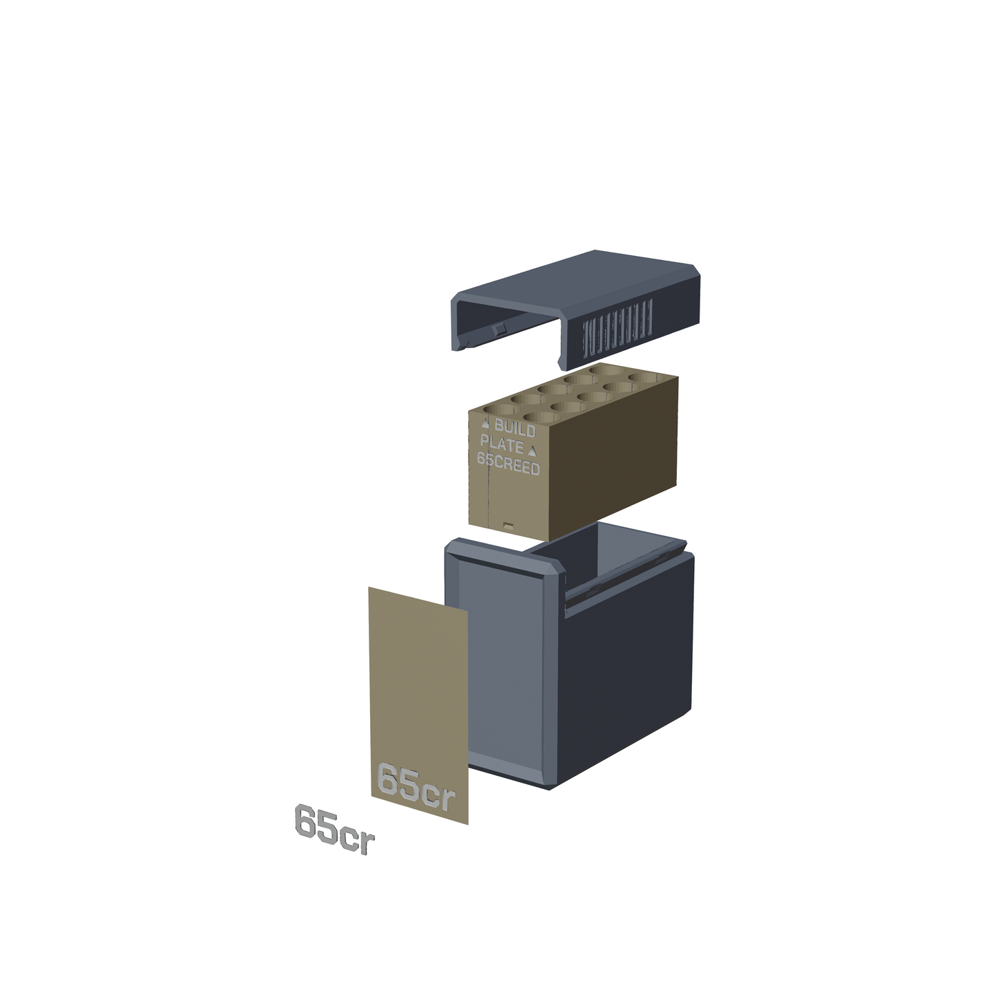 Munitionsbox 6.5 Creedmoor // 50/25/20/10 Schuss
