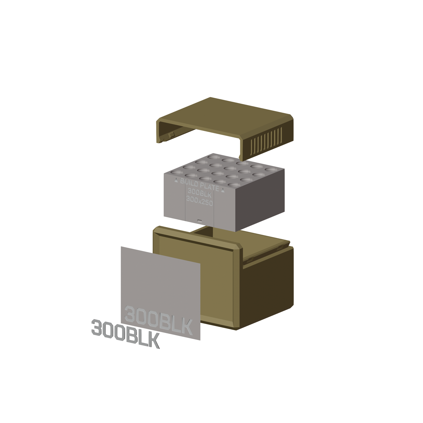 Munitionsbox .300 BLK  // 50/25/20/10 Schuss