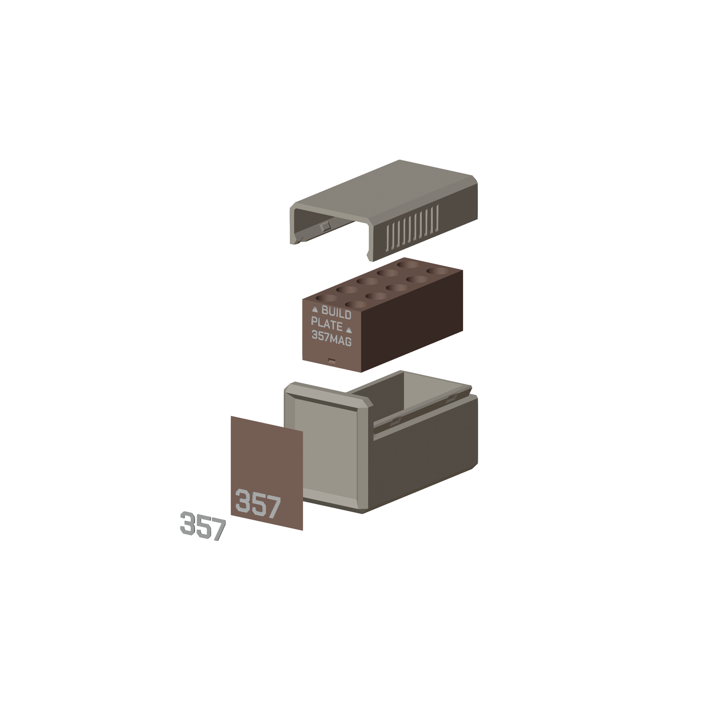 Munitionsbox .357 MAG // 50/25/20/10 Schuss