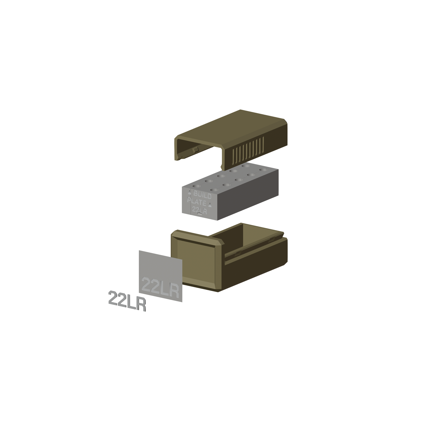 Munitionsbox .22 LR // // 50/25/20/10 Schuss