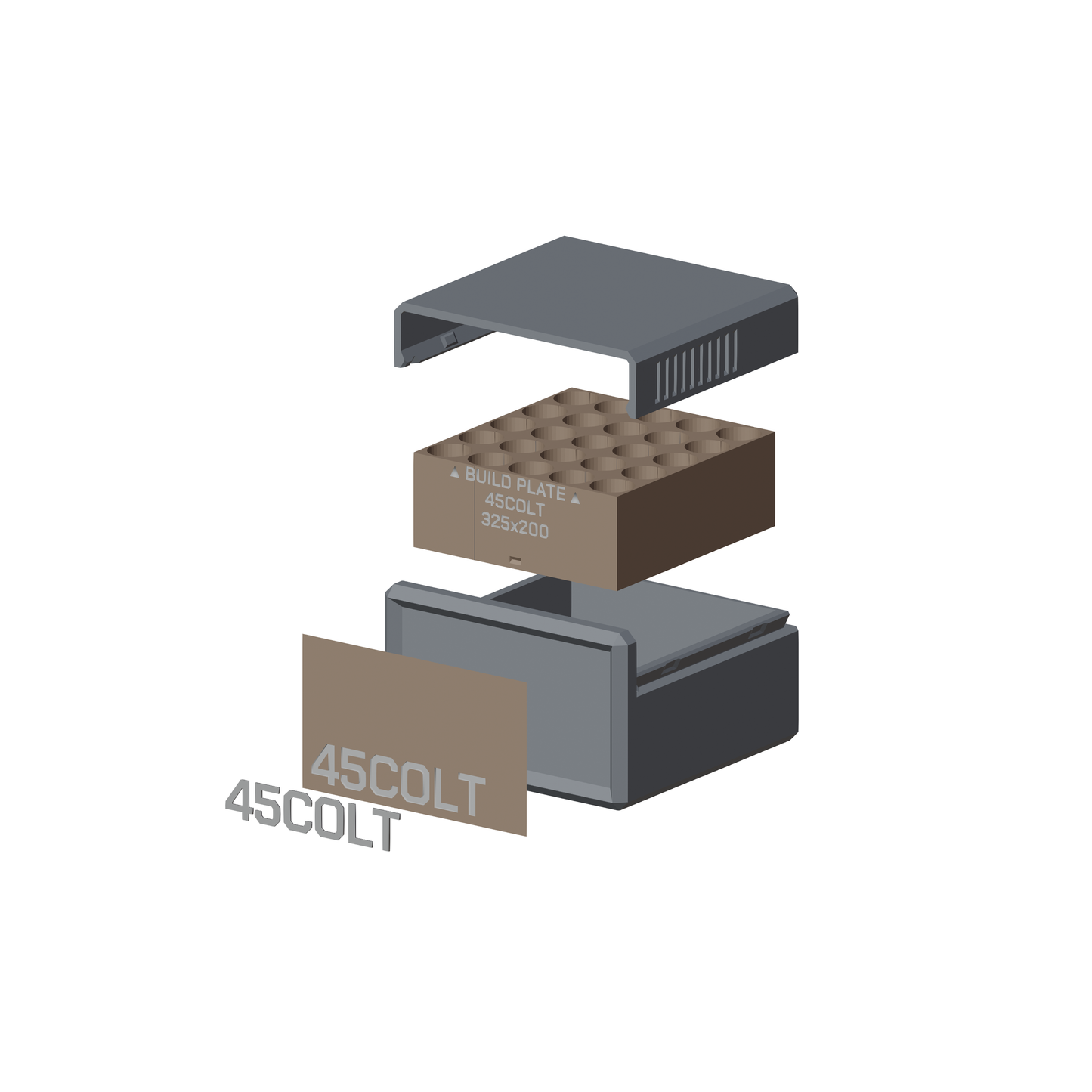 Munitionsbox .45 Colt // 50/25/20/10 Schuss