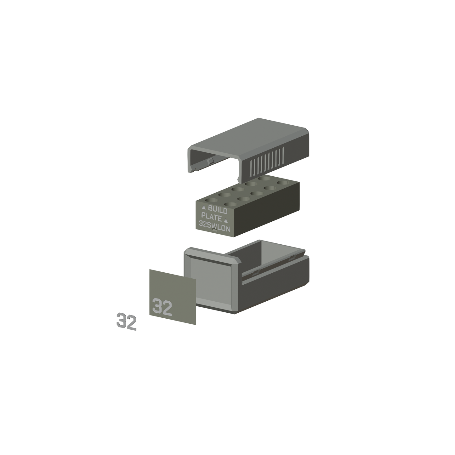 Munitionsbox .32 S&W Long // 50/25/20/10 Schuss