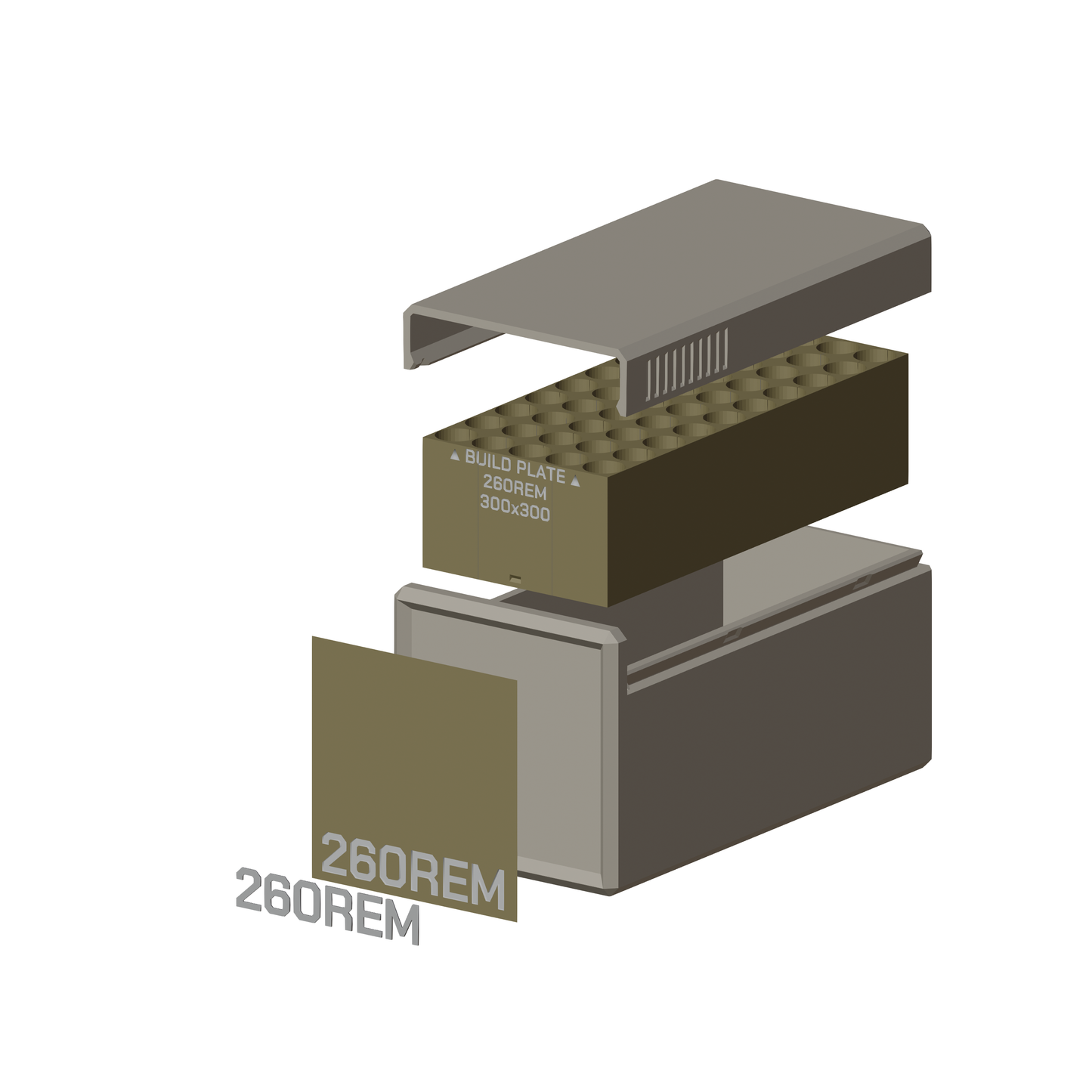 Munitionsbox .260 REM // 50 Schuss