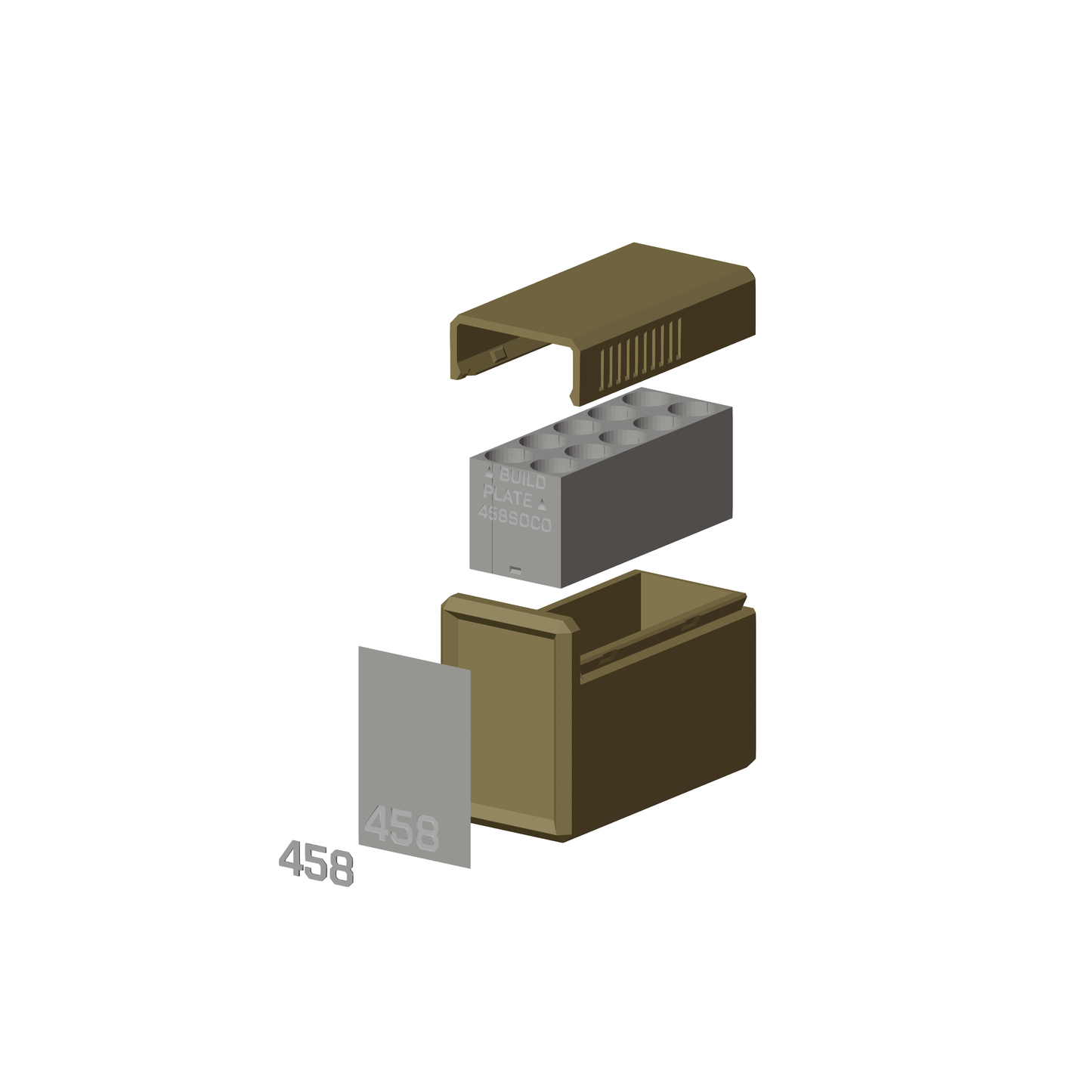 Munitionsbox .458 Socom // 50/25/20/10 Schuss