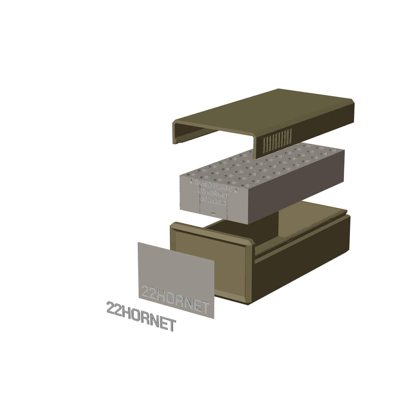 Munitionsbox .22 Hornet // 50 Schuss