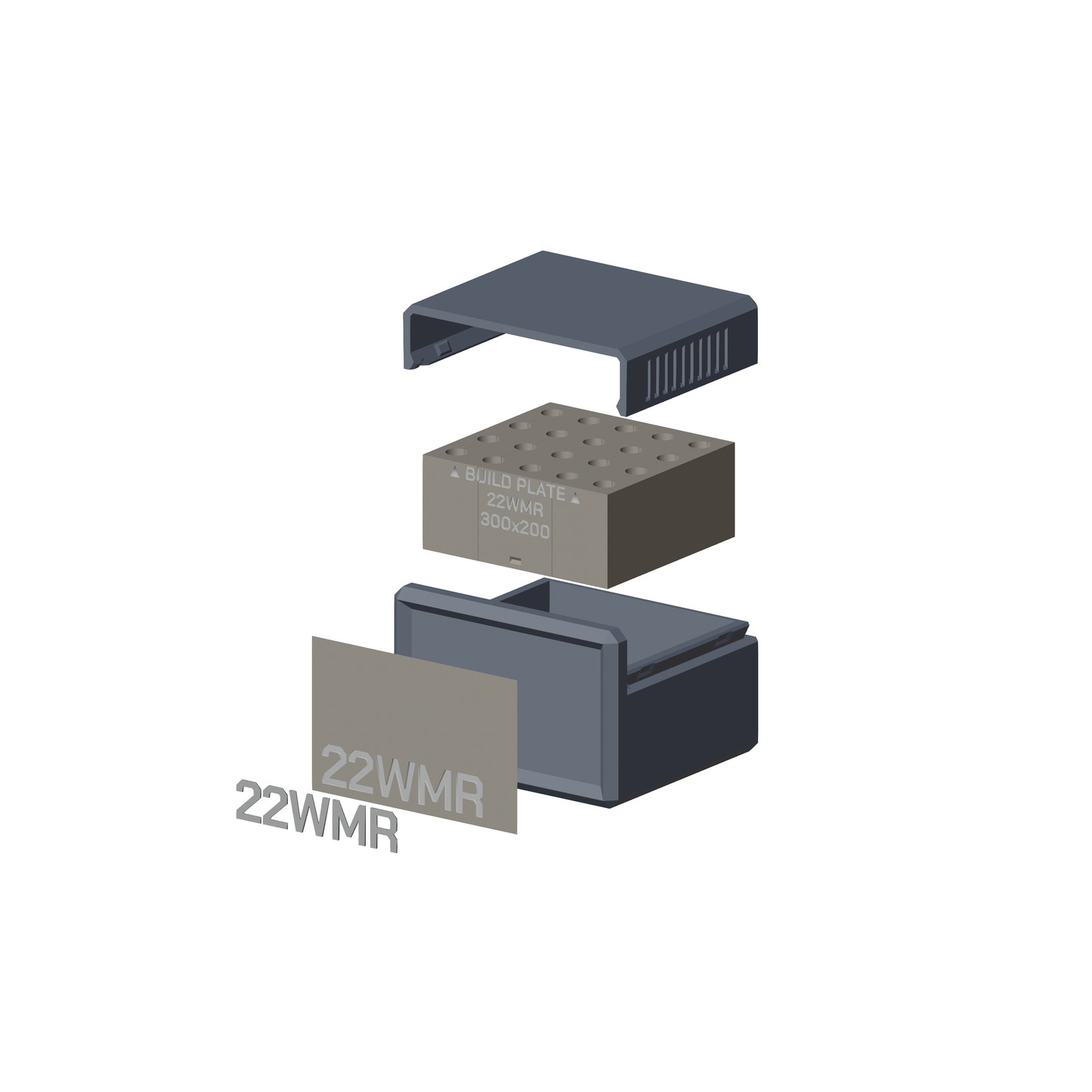 Munitionsbox .22 WMR  // 50/25/20/10 Schuss